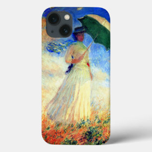 Monet Woman met een parasol die recht onder ogen s iPhone 13 Hoesje