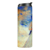 Monet Woman met een parasol die recht onder ogen s Thermosbeker (Gedraaid links)