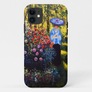 Monet Woman met een parasol in de tuin iPhone 11 Hoesje