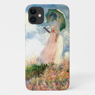 Monet Woman met een parasol links iPhone 11 Hoesje