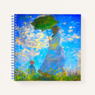 Monet Woman met een parasol Notitieboek