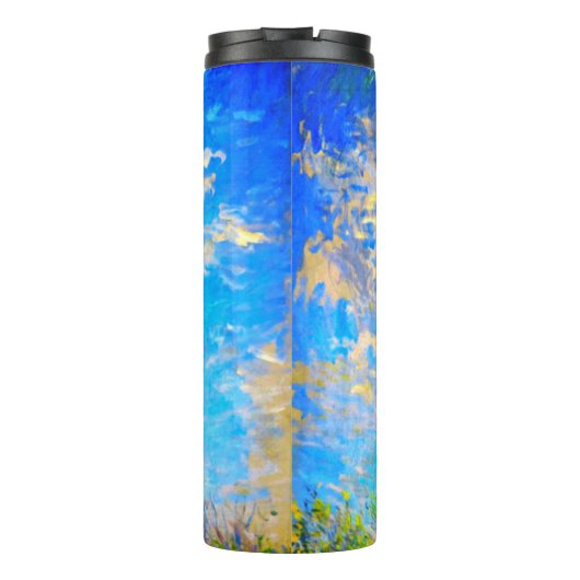 Monet Woman met een parasol Thermosbeker (Achterkant)