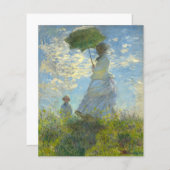 Monet Woman met een parasolpapier (Voorkant / Achterkant)