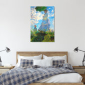 Monet Woman Parasol Impressionisme Canvas Afdruk (Insitu (Slaapkamer))