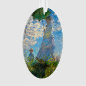 Monet Woman Parasol Impressionisme Ornament (voorkant)