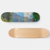 Monet Woman Parasol Impressionisme Skateboard (Horizontaal)