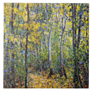 Monet - Wood Lane, beroemd schilderij, Tegeltje