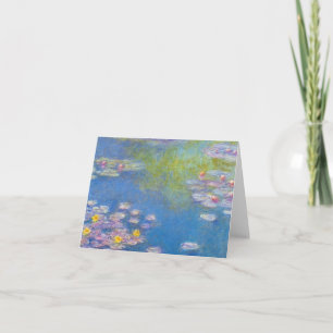 Monet Yellow Water Lilie Note Card Kaart