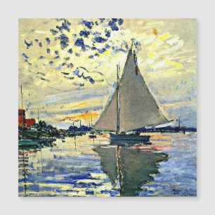 Monet - Zeilboot bij le Petit Gennevilliers,