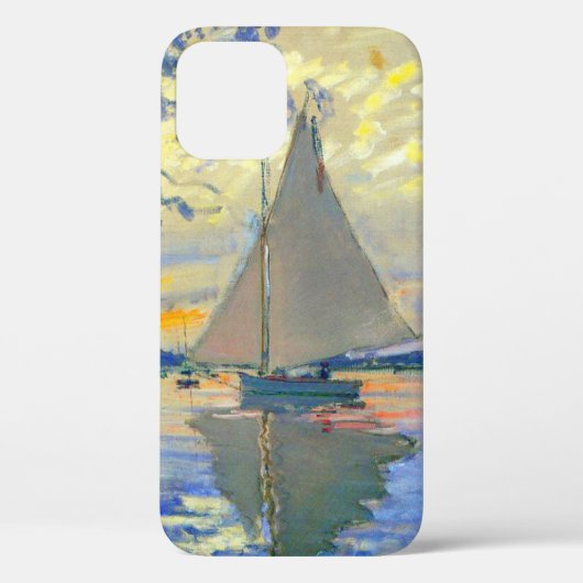 Monet Zeilboot bij Le Petit-Gennevilliers Case-Mate iPhone Case (Achterkant)