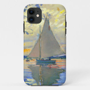 Monet Zeilboot bij Le Petit-Gennevilliers iPhone 11 Hoesje