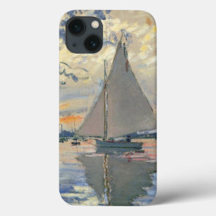 Monet zeilboot Frans impressionisme Klassieke kuns iPhone 13 Hoesje