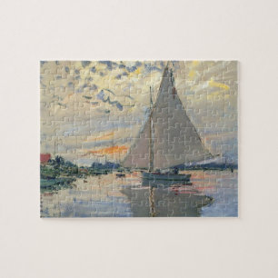 Monet Zeilboot Frans Impressionisme Klassieke Kuns Legpuzzel