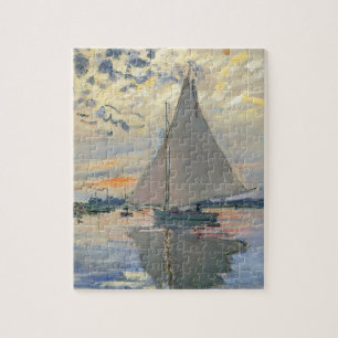 Monet Zeilboot Franse Impressionisme Klassieke Kun Legpuzzel