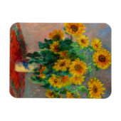 Monet-zonnebloemen Magneet (Horizontaal)