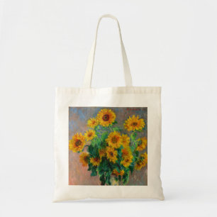 Monet-zonnebloemen Tote Bag