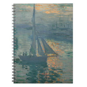 Monet Zonsopgang Marien Impressionisme Schilderij Notitieboek