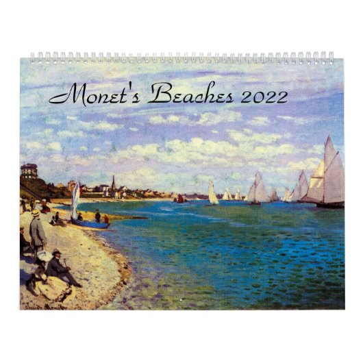 Monets Beaches 2022 Calendrier artistique (Protection)