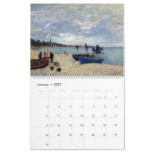 Monets Beaches Art Calendar 2022 Kalender (Jan 2027)