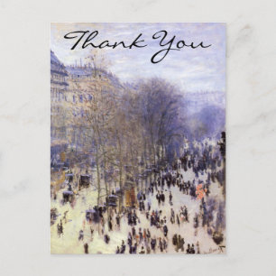 Monet's Boulevard des Capucines Briefkaart