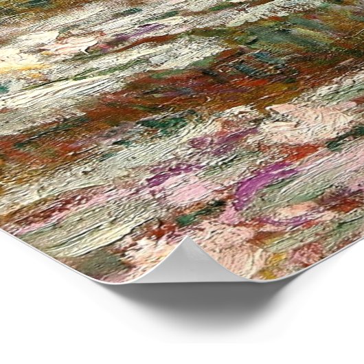 Monet's "Bridge Over a Pond of Water Lilies" 1899 Poster (Hoek)