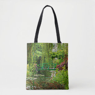 Monet's brug, Monet's tuin, Groen, Giverny Draagtas