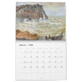 Monets échoue le calendrier 2015 d'art (Feb 2026)