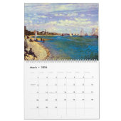 Monets géant échoue le calendrier 2017 d'art (Mar 2026)