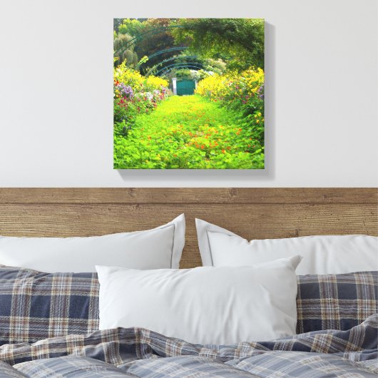 Monet's Grande Allee, Monettuin, Giverny Canvas Afdruk (Insitu (Slaapkamer))