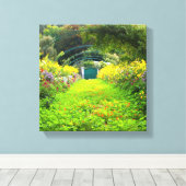 Monet's Grande Allee, Monettuin, Giverny Canvas Afdruk (Insitu (Houten vloer))