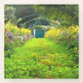 Monet's Grande Allee, Monettuin, Giverny Glazen Onderzetter (Voorkant)
