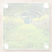 Monet's Grande Allee, Monettuin, Giverny Glazen Onderzetter (Achterkant)