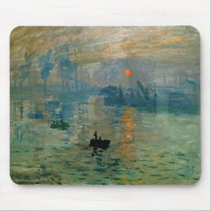 Monet's Impression Sunrise (bodemzweem) - 1872 Muismat