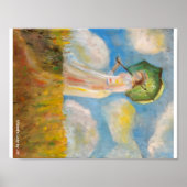 Monet's Lady Print (Voorkant)