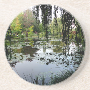 Monet's Lily Pond, Giverny, Frankrijk Zandsteen Onderzetter