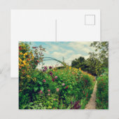 Monet's tuin briefkaart (Voorkant / Achterkant)