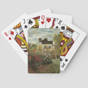 Monets tuin in Argenteuil van Claude Monet Pokerkaarten