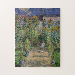 Monet's tuin schilderen door Claude Monet Legpuzzel
