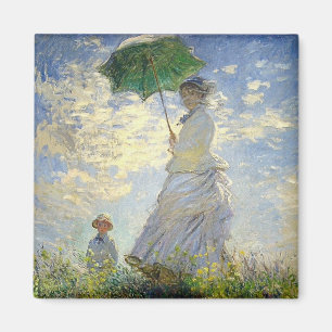 Monet's vrouw met een parasol (The Stroll / Walk) Magneet