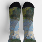 Monet's vrouw met parasol, impressionistisch lands sokken (Top)