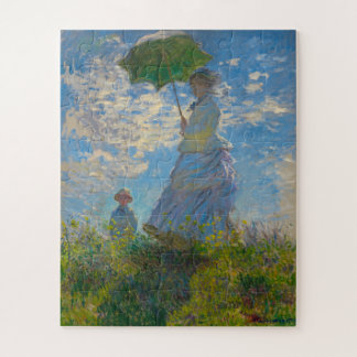 Monet's Vrouw met Parasol Legpuzzel