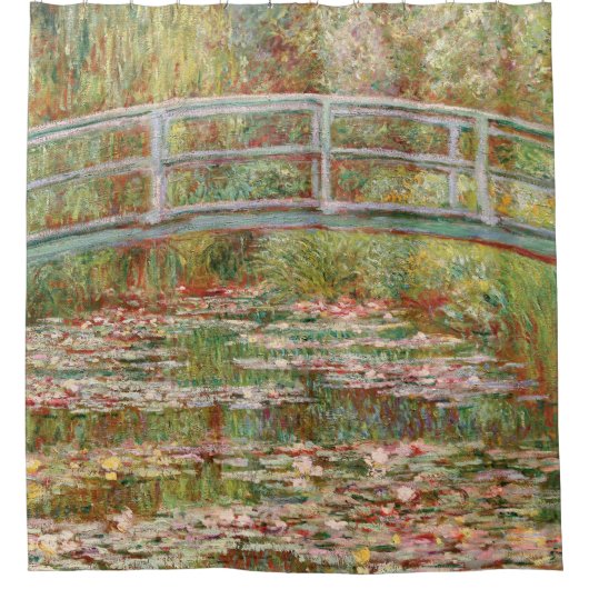 Monet's Water Lily Pond Douchegordijn (Voorkant)