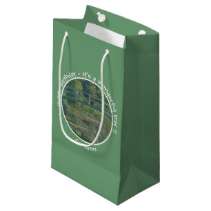 Monet's Water-Lily Pond en Footbridge Party Items Klein Cadeauzakje