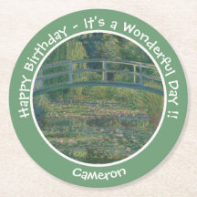 Monet's Water-Lily Pond en Footbridge Party Items