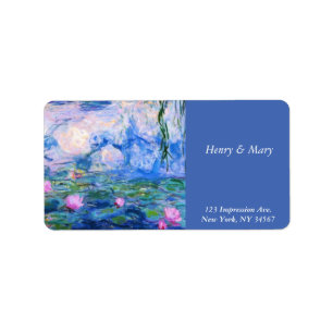 Monet's watergalgen etiket