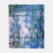 Monet's waterlelies fleece deken (Voorkant)