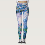 Monet's waterlelies leggings (Voorkant)