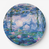 Monet's waterlelies papieren bordje (Voorkant)