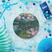 Monet's waterlelies papieren bordje (Feest)