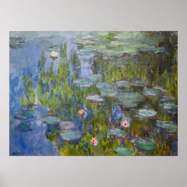 Monet's waterlelies poster